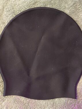 4/$20 | Women’s Large Black Swim Cap for voluminous hair - Unbranded